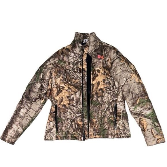 Under Armour Jacket Woman’s Size Small UA Storm Realtree Camo Fall - Picture 4 of 9